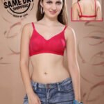 2 Pack Comfy Padded Non-Wired T-Shirt Bra for Women