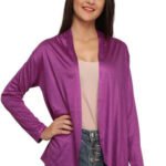 Magenta Full Sleeves Shrug