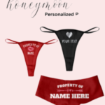 Snazzy Honeymoon Personalized Panties Pack