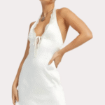 Radiance Satin Flirty Mini Dress